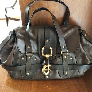 Glossy olive green Chloe Kerala bag